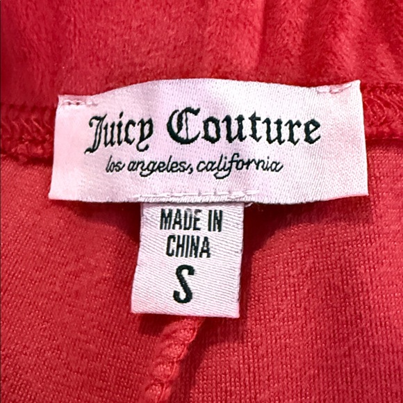 Juicy Couture Red Track Pants - Picture 6 of 7